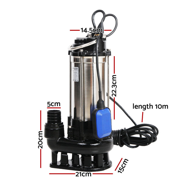 2.7HP Submersible Dirty Water Pump Giantz