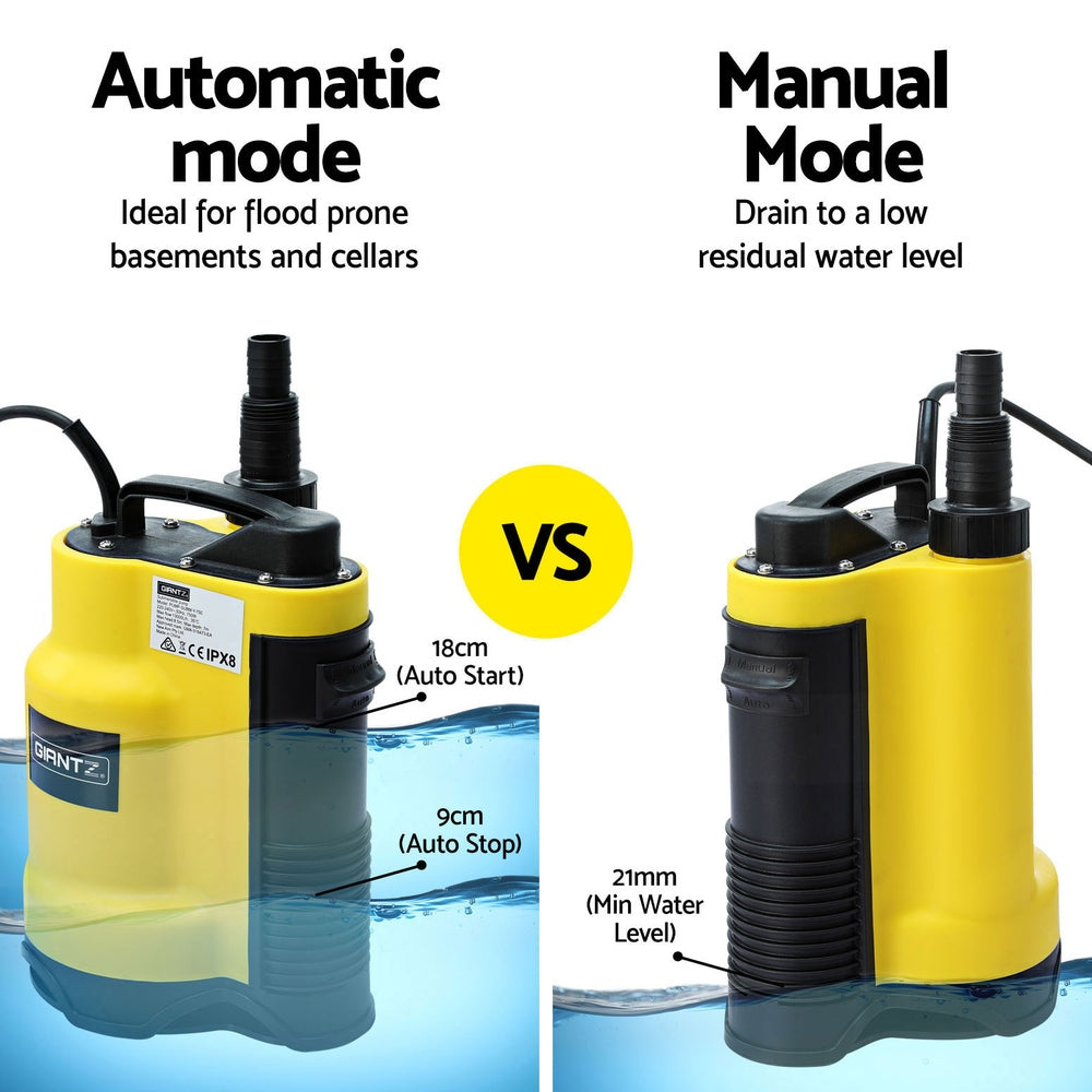 Giantz Garden Water Submersible Pump 750W Dirty Bore Sewerage Tank Well Steel Does not apply