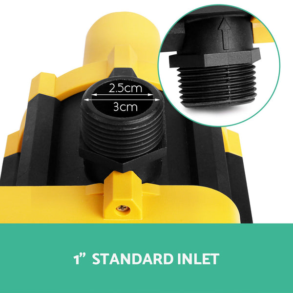 Giantz Automatic Electronic Water Pump Controller - Yellow Giantz