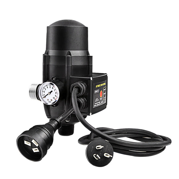 Giantz Adjustable Automatic Electronic Water Pump Controller - Black Giantz