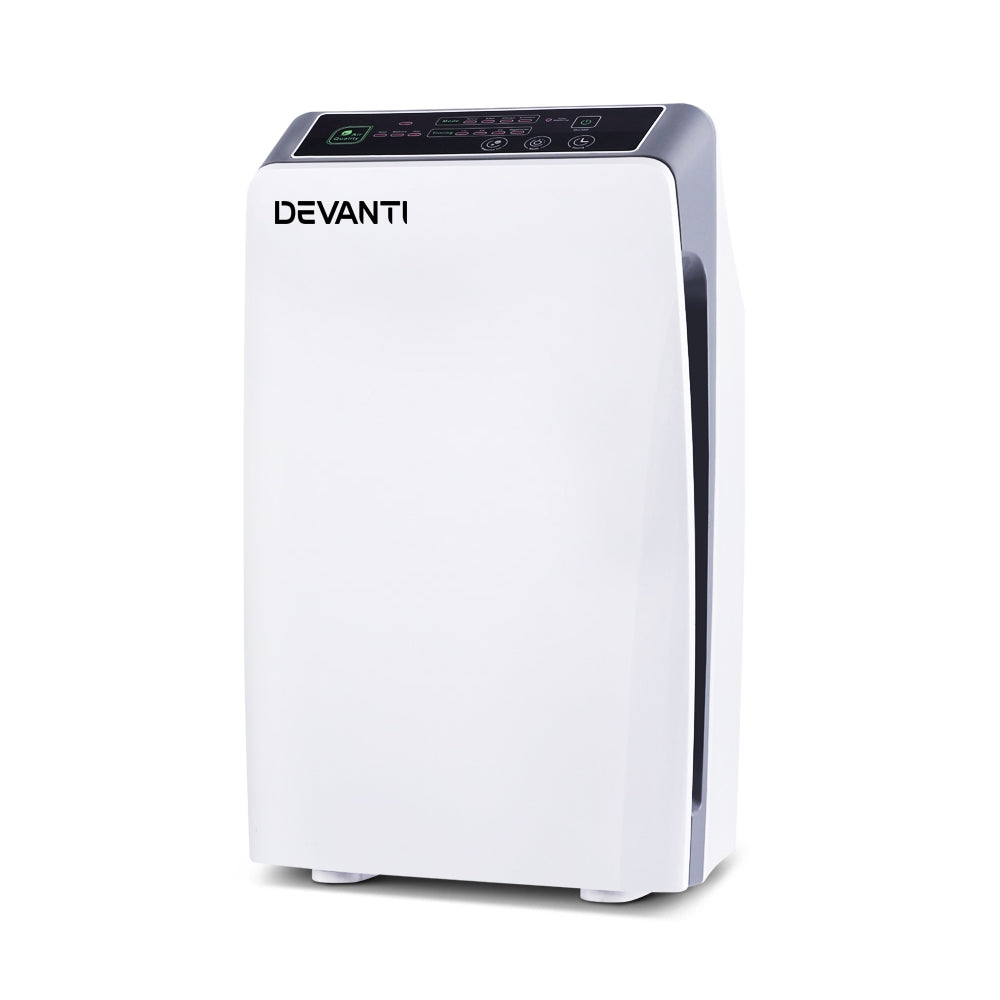 Devanti Air Purifier Cleaner Home Purifiers Odour Sensor HEPA Filter Devanti