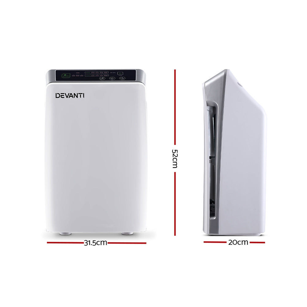 Devanti Air Purifier Cleaner Home Purifiers Odour Sensor HEPA Filter Devanti