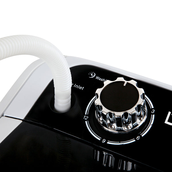 Devanti 4.6KG Mini Portable Washing Machine - Black freeshipping - Awezingly