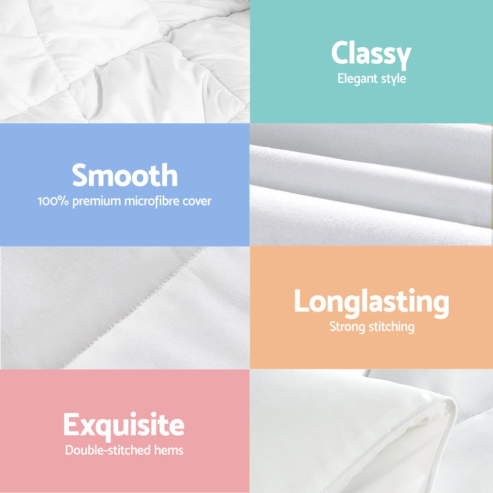 Giselle Bedding King Size 400GSM Microfibre Quilt freeshipping - Awezingly