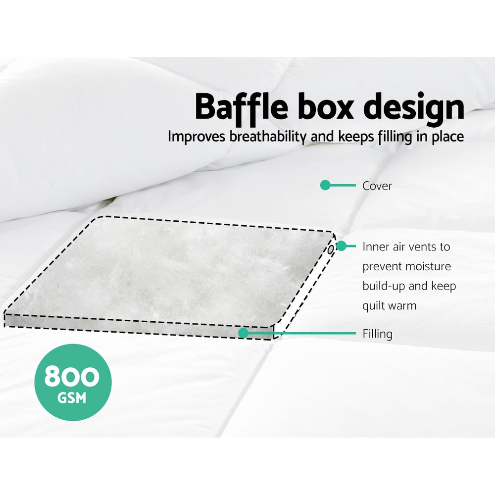Giselle Bedding Bamboo Microfiber Microfibre Quilt Duvet Cover Doona Winter King freeshipping - Awezingly