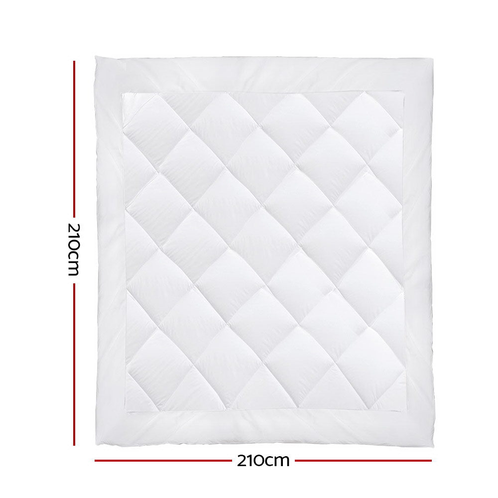 Giselle Bedding Queen Size 800GSM Microfibre Bamboo Microfiber Quilt Giselle Bedding