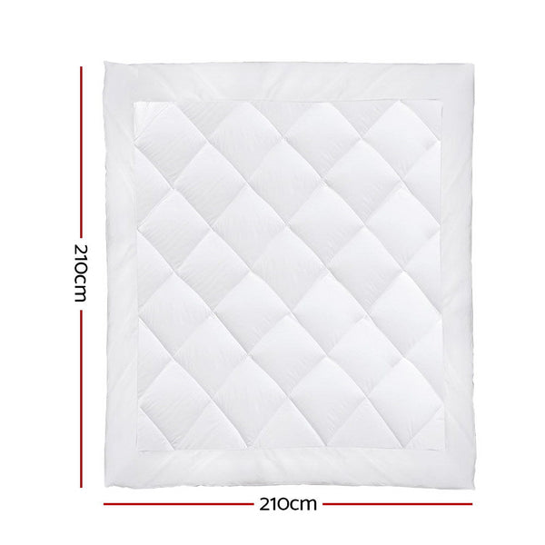 Giselle Bedding Queen Size 800GSM Microfibre Bamboo Microfiber Quilt Giselle Bedding