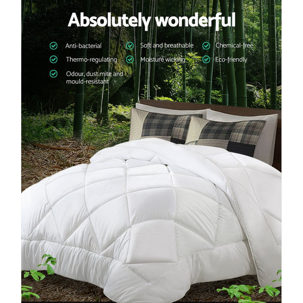 Giselle Bedding Microfiber Microfibre Bamboo Quilt Duvet Cover Doona Winter Super King freeshipping - Awezingly
