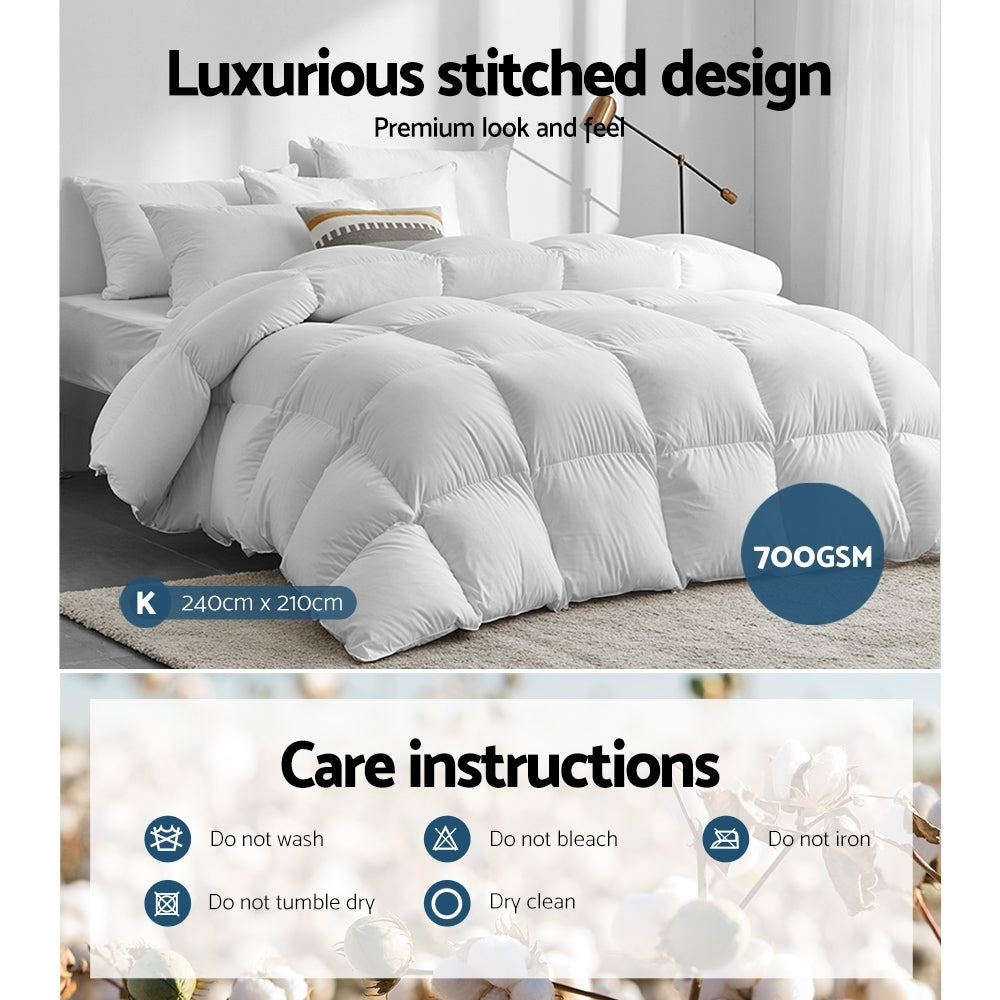 Giselle Bedding King Size Light Weight Duck Down Quilt Cover freeshipping - Awezingly