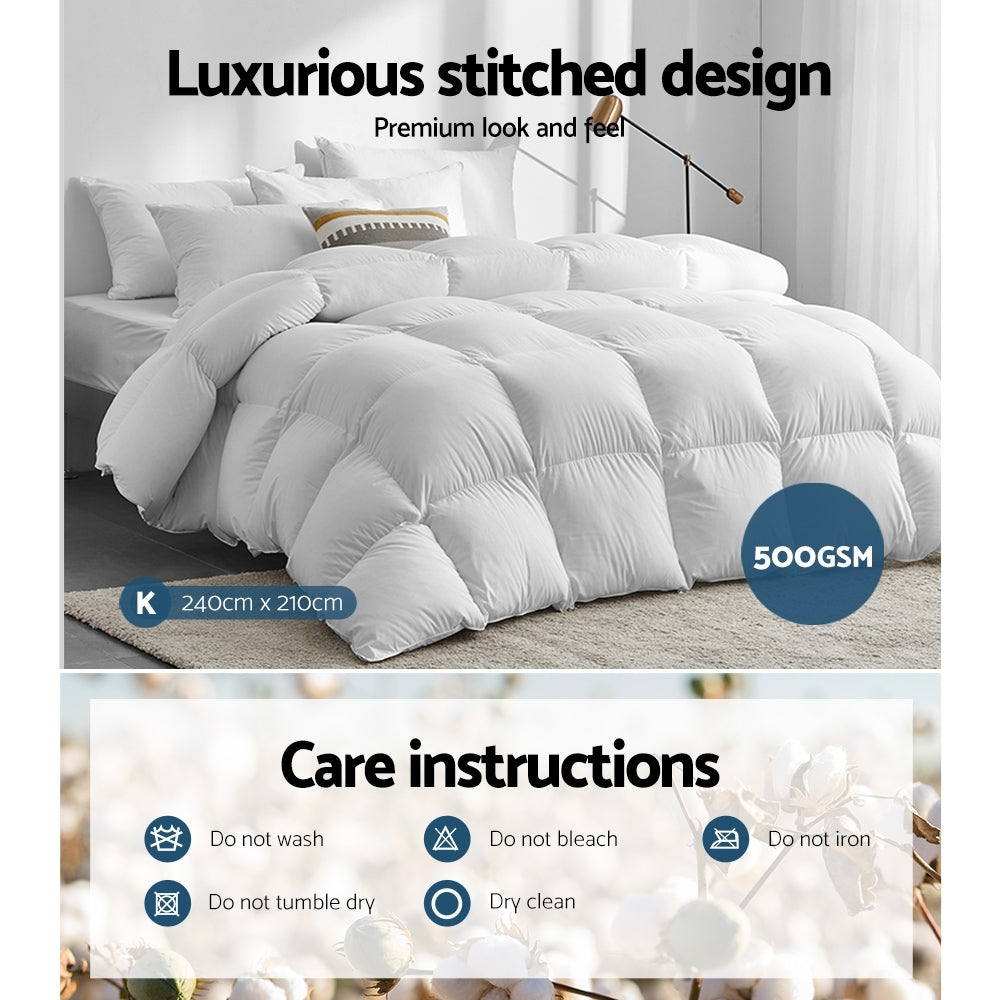 Giselle Bedding King Size Duck Down Quilt freeshipping - Awezingly