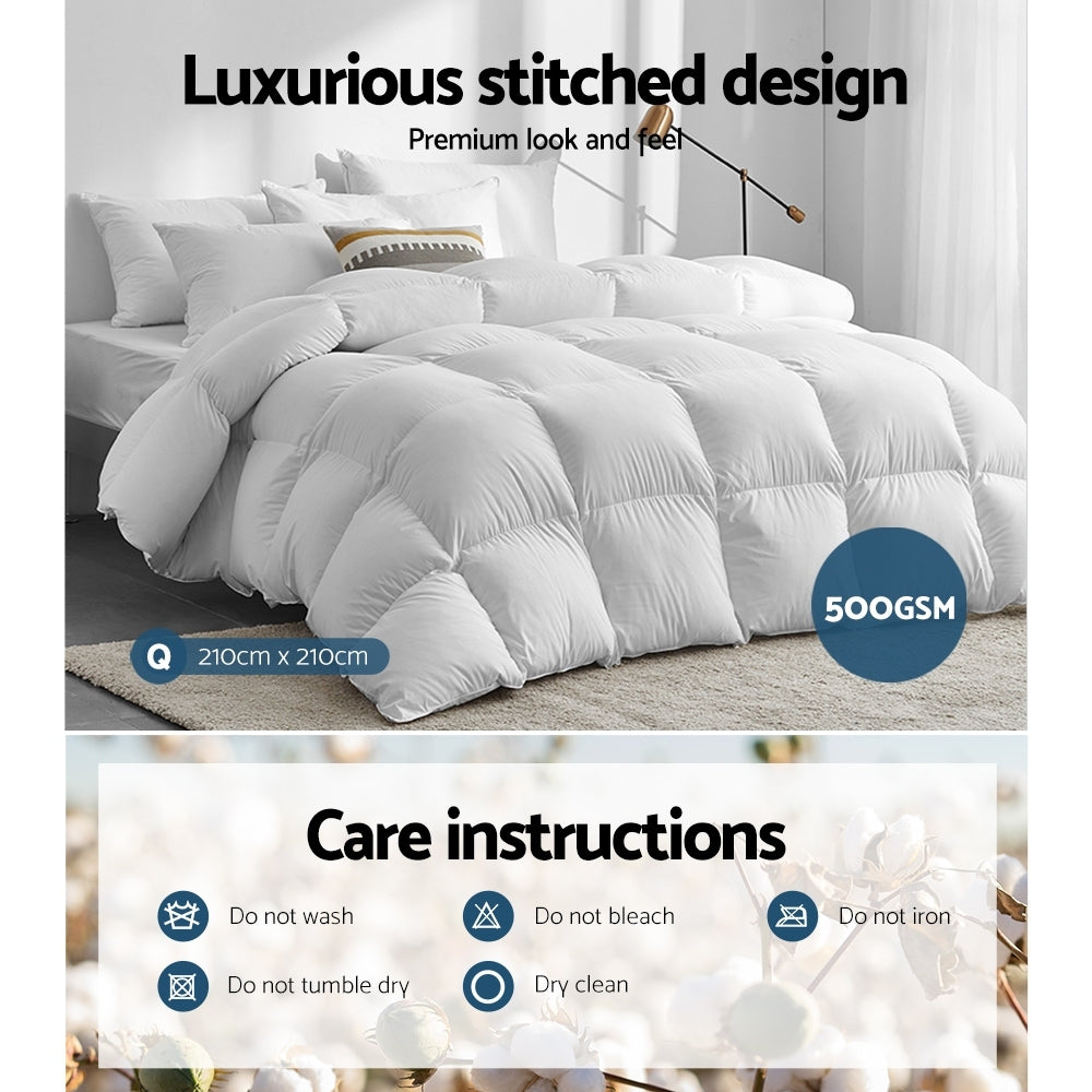 Giselle Bedding Queen Size Duck Down Quilt freeshipping - Awezingly