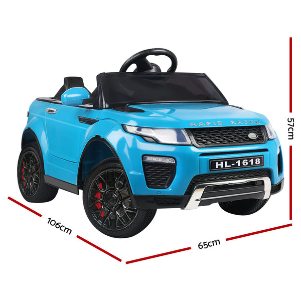 Rigo Ride On Car Toy Kids Electric Cars 12V Battery SUV Blue RIGO