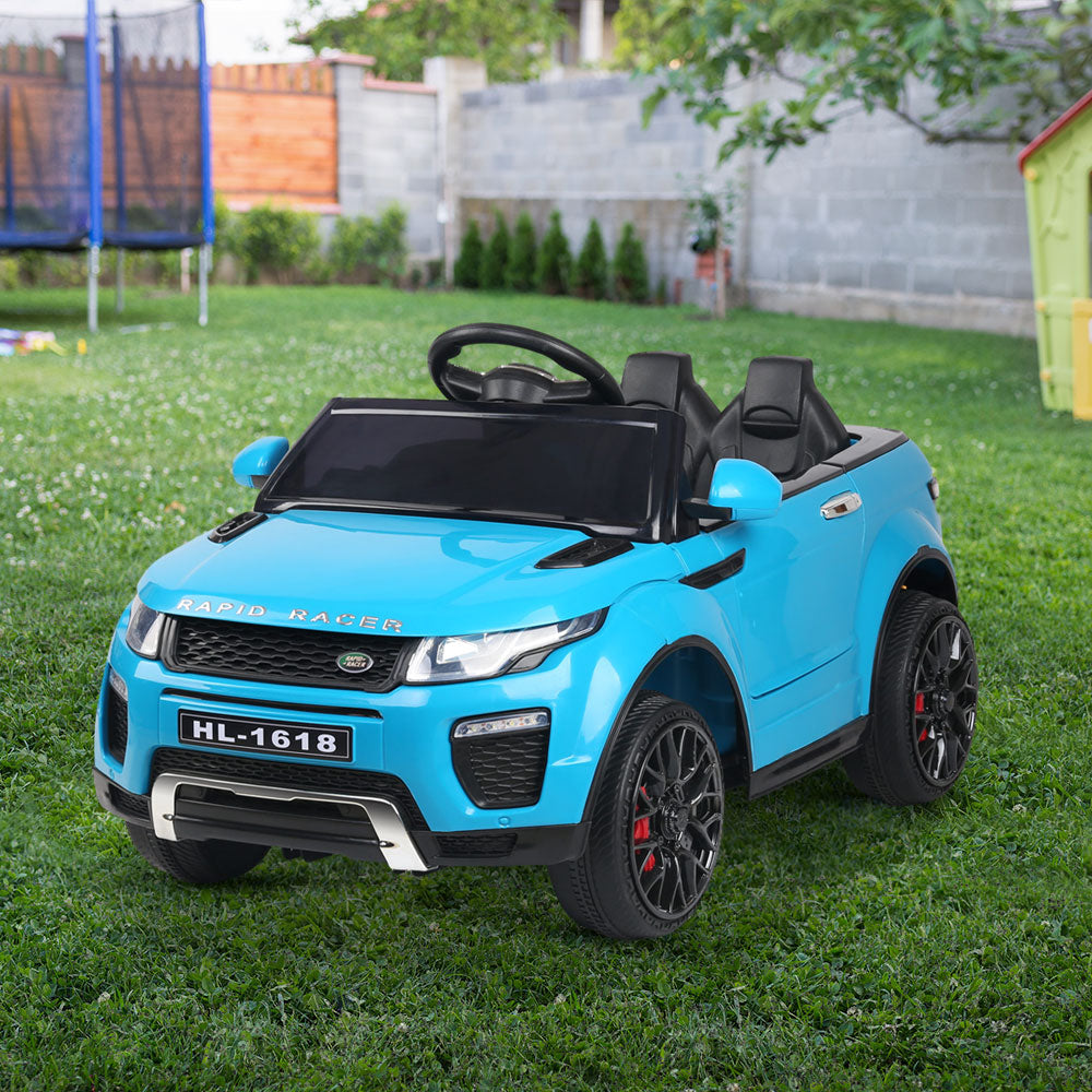 Rigo Ride On Car Toy Kids Electric Cars 12V Battery SUV Blue RIGO