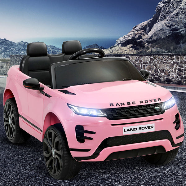 Kids Ride On Car Licensed Land Rover 12V Electric Car Toys Battery Remote Pink RIGO