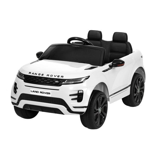 Kids Ride On Car Licensed Land Rover 12V Electric Car Toys Battery Remote White RIGO