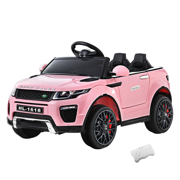 Rigo Kids Ride On Car Electric 12V Remote Toy Cars Battery SUV Toys Pink RIGO