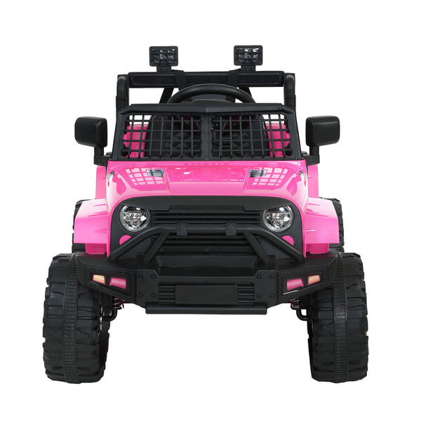 Rigo Kids Ride On Car Electric 12V Car Toys Jeep Battery Remote Control Pink Rigo