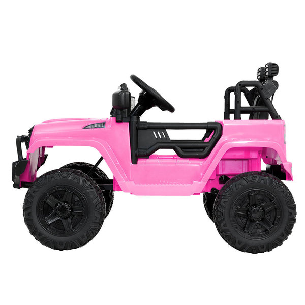 Rigo Kids Ride On Car Electric 12V Car Toys Jeep Battery Remote Control Pink Rigo