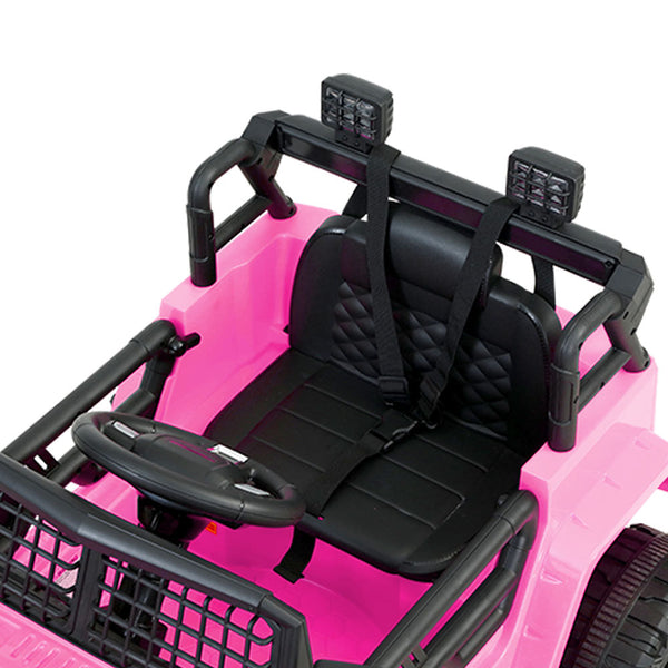 Rigo Kids Ride On Car Electric 12V Car Toys Jeep Battery Remote Control Pink Rigo