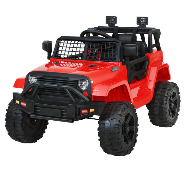 Rigo Kids Ride On Car Electric 12V Car Toys Jeep Battery Remote Control Red Rigo