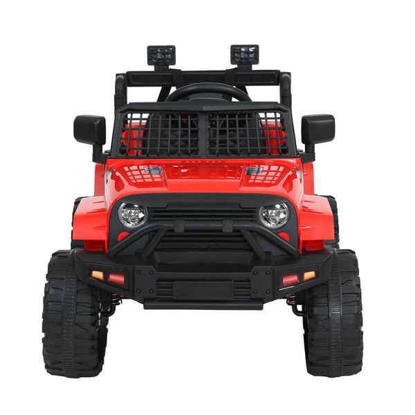 Rigo Kids Ride On Car Electric 12V Car Toys Jeep Battery Remote Control Red Rigo