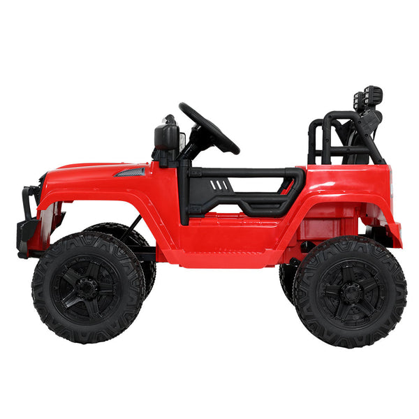 Rigo Kids Ride On Car Electric 12V Car Toys Jeep Battery Remote Control Red Rigo