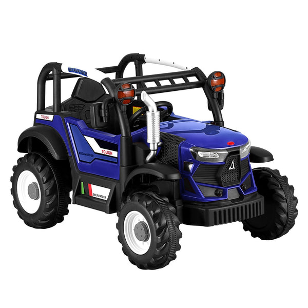 Rigo Kids Electric Ride On Car Off Road Jeep Remote 12V Blue RIGO