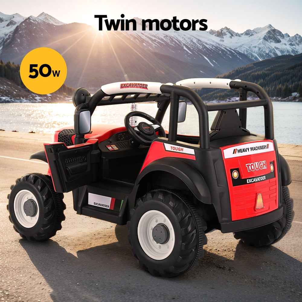 Rigo Kids Electric Ride On Car Off Road Jeep Remote 12V Red RIGO