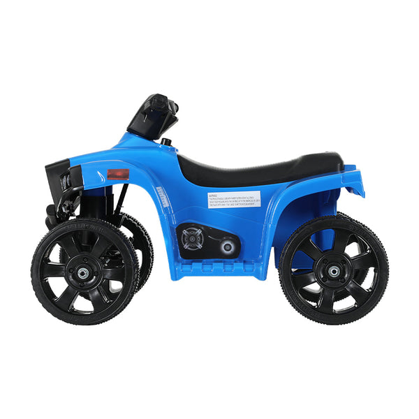 Rigo Kids Ride On ATV Quad Motorbike Car 4 Wheeler Electric Toys Battery Blue RIGO
