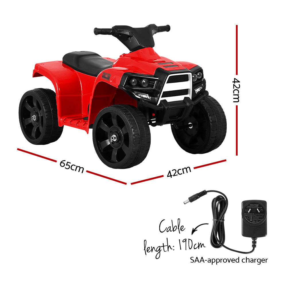 Rigo Kids Ride On ATV Quad Motorbike Car 4 Wheeler Electric Toys Battery Red Rigo