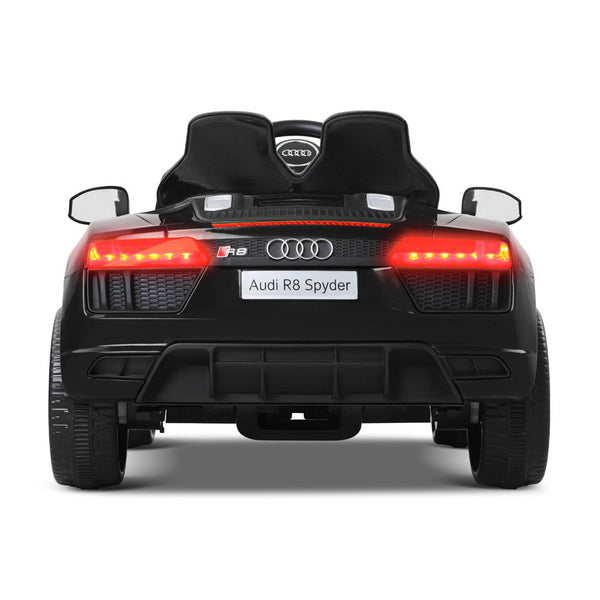 Kids Ride On Car Audi R8 Licensed Electric 12V Black freeshipping - Awezingly