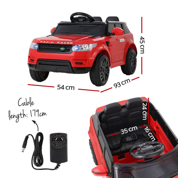Rigo Kids Ride On Car 12V Electric Toys Cars Battery Remote Control Red RIGO