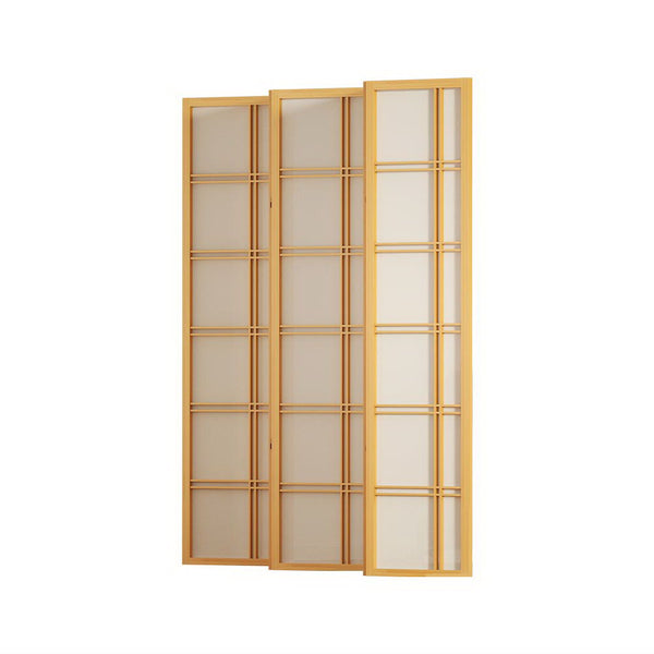 Artiss Room Divider Screen Privacy Wood Dividers Stand 6 Panel Nova Natural Artiss