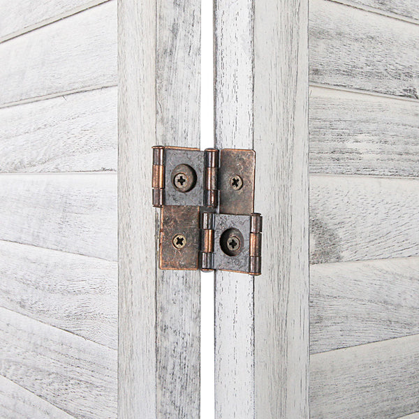 Artiss 3 Panel Room Divider Screen Privacy Wood Dividers Timber Stand White Artiss