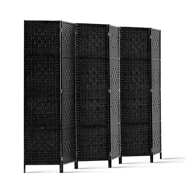 Artiss 6 Panel Room Divider - Black freeshipping - Awezingly
