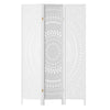 Artiss 3 Panel Room Divider Screen 132x170cm Circle White