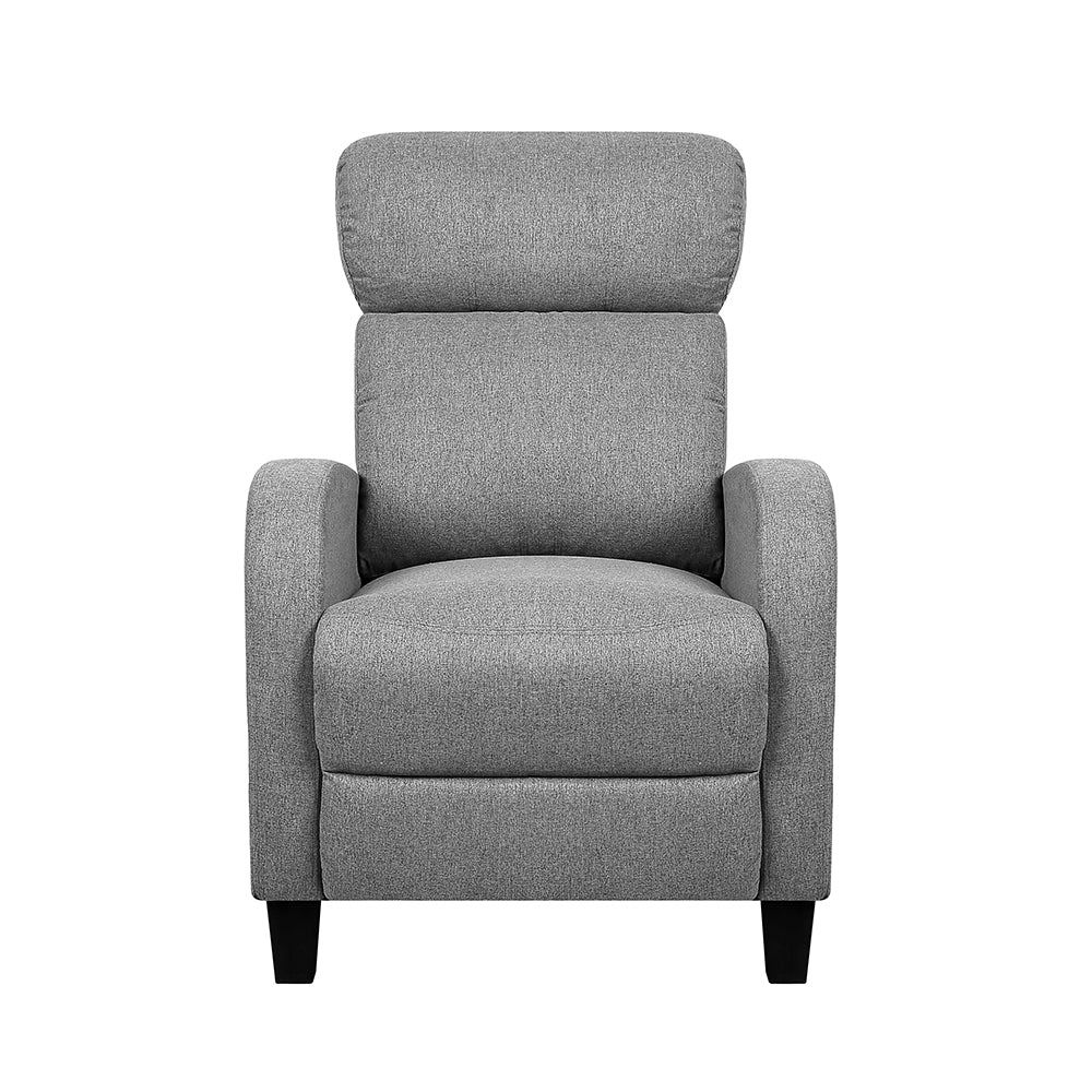 Artiss Fabric Reclining Armchair - Grey freeshipping - Awezingly