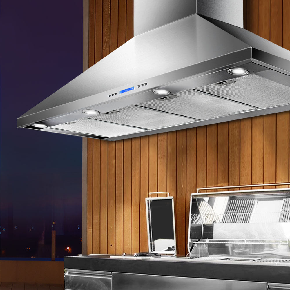 Devanti Range Hood Commercial Rangehood BBQ Hoods Kitchen Alfresco Canopy 1500mm Devanti