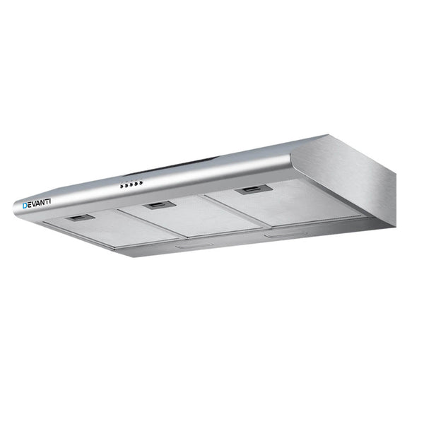 DEVANTI Fixed Range Hood Rangehood Stainless Steel Kitchen Canopy 90cm 900mm DEVANTI