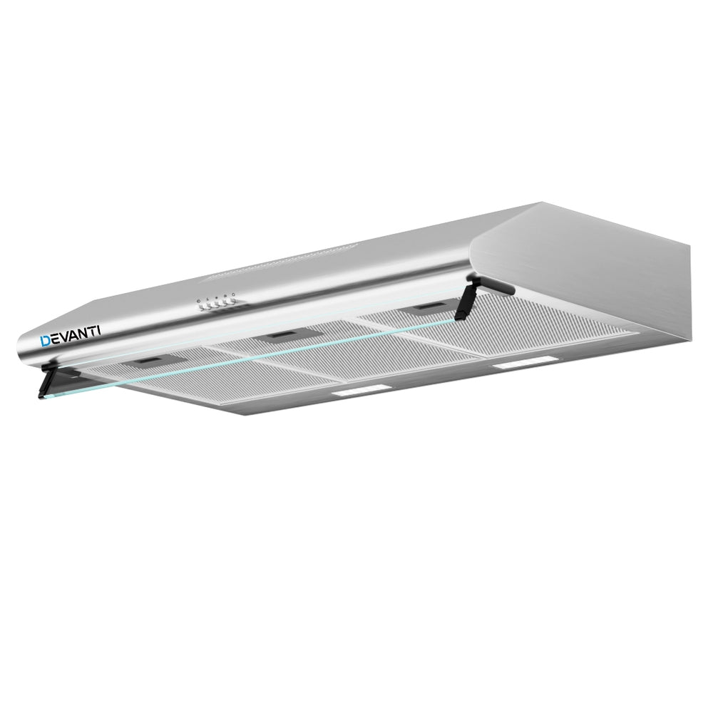 Devanti 900mm Range Hood 90cm Rangehood Stainless Steel Devanti