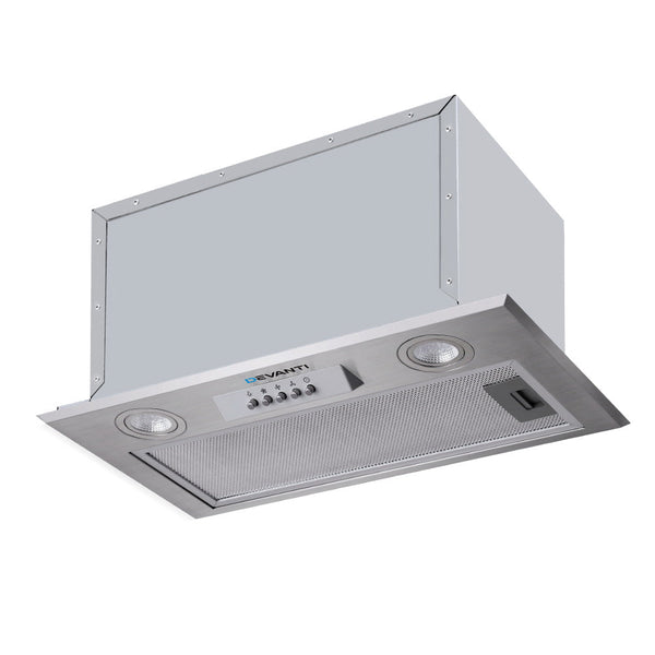 Devanti Range Hood Rangehood Undermount Built In Stainless Steel Canopy 52cm 520mm Devanti