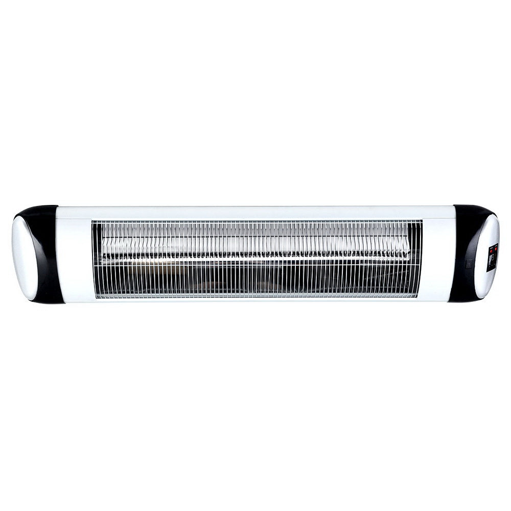 Devanti Electric Radiant Heater Patio Strip Heaters Infrared Indoor Outdoor Patio Remote Control 2000W Devanti