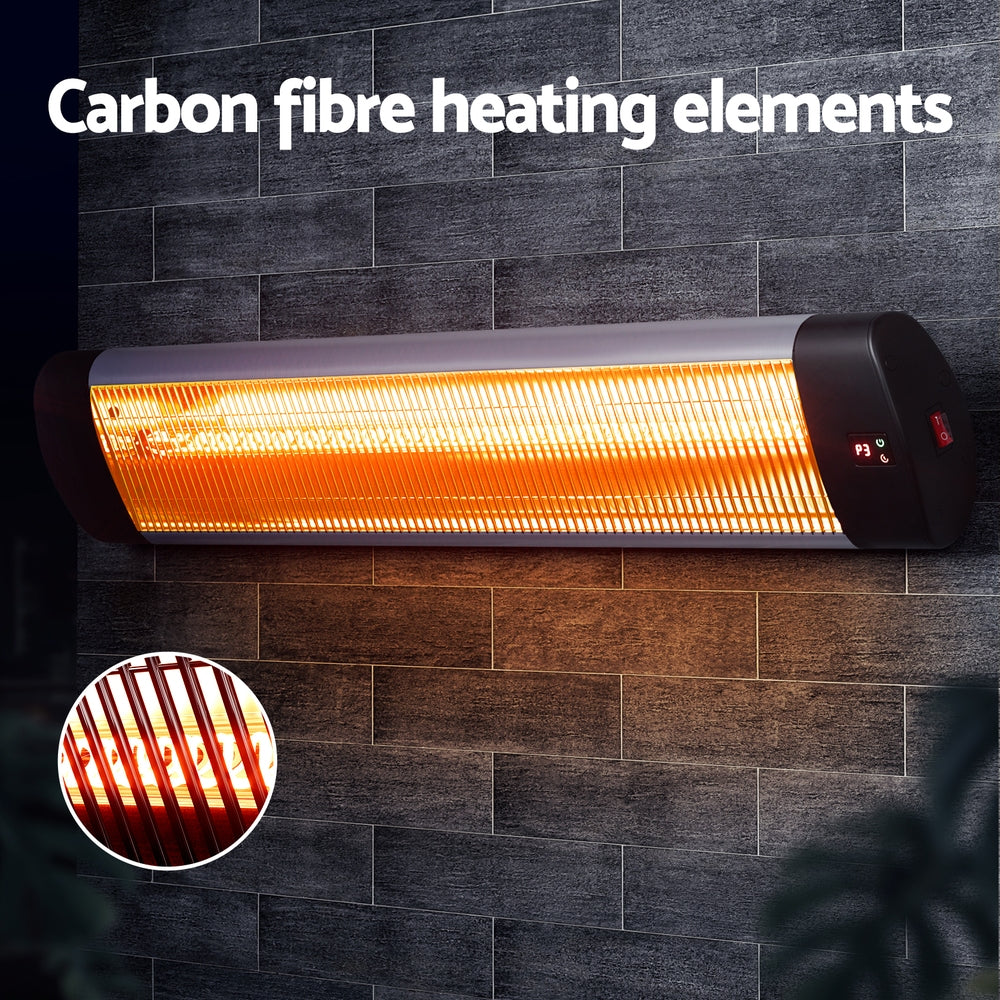 Devanti Electric Strip Heater Radiant Heaters 3000W Devanti