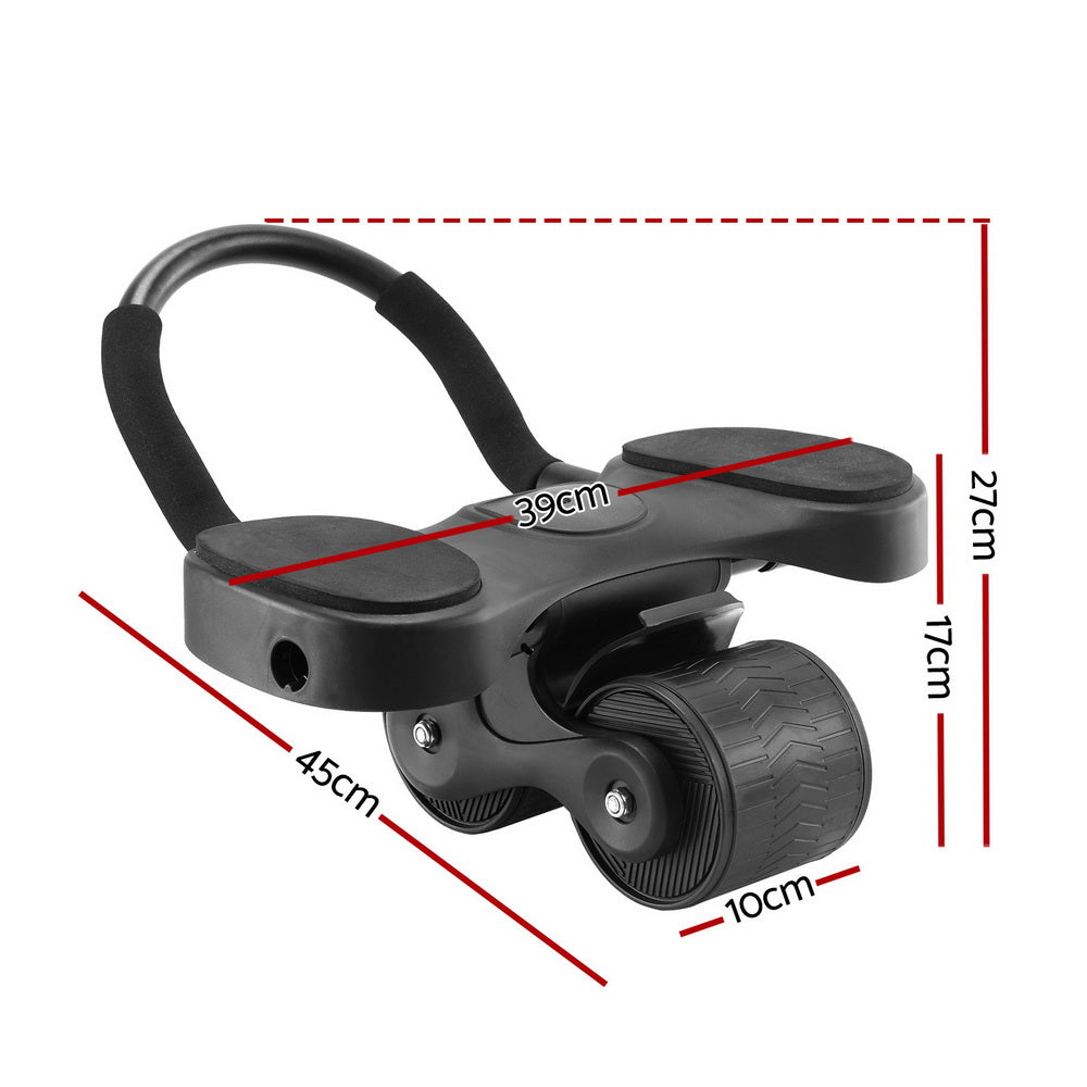 Everfit Ab Roller Automatic Rebound Abdominal Exercise Wheel Home Gym Workout Everfit