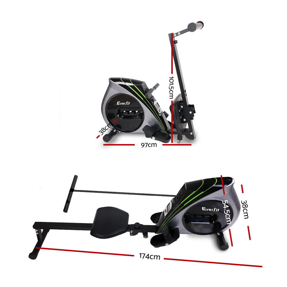 Everfit Rowing Exercise Machine Rower Resistance Home Gym Everfit