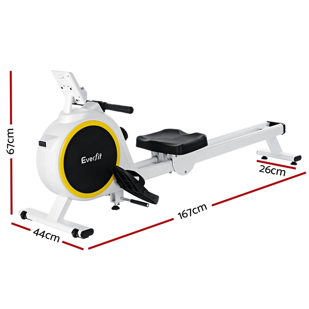 Everfit Rowing Machine 16 Levels Magnetic Rower Home Gym Cardio Workout Everfit