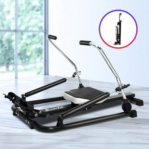 Everfit Rowing Exercise Machine Rower Hydraulic Resistance Fitness Gym Cardio Everfit