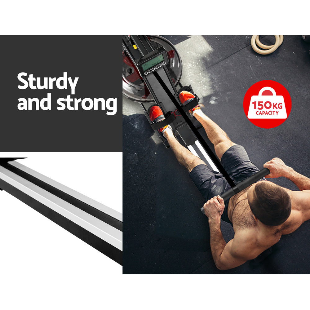 Everfit Rowing Exercise Machine Rower Water Resistance Fitness Gym Home Cardio Everfit