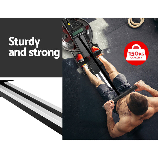 Everfit Rowing Exercise Machine Rower Water Resistance Fitness Gym Home Cardio Everfit