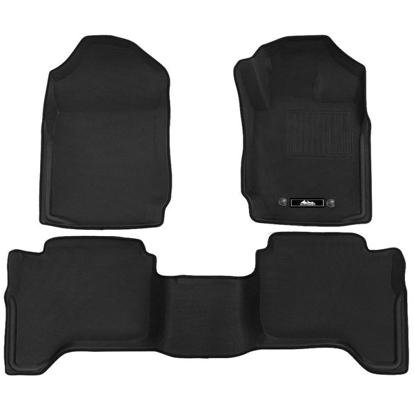 Weisshorn Car Floor Mats Rubber Fits Ford Ranger PX PX2 PX3 Dual Cab 2011-2022 3D Does not apply